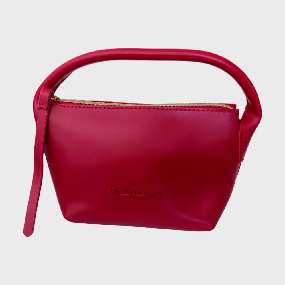 Elizabeth Arden NWOT Small Wine Burgundy Zip Purse Handbag